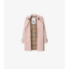 Tropical Gabardine Kensington corta de Gabardine Trench Coat