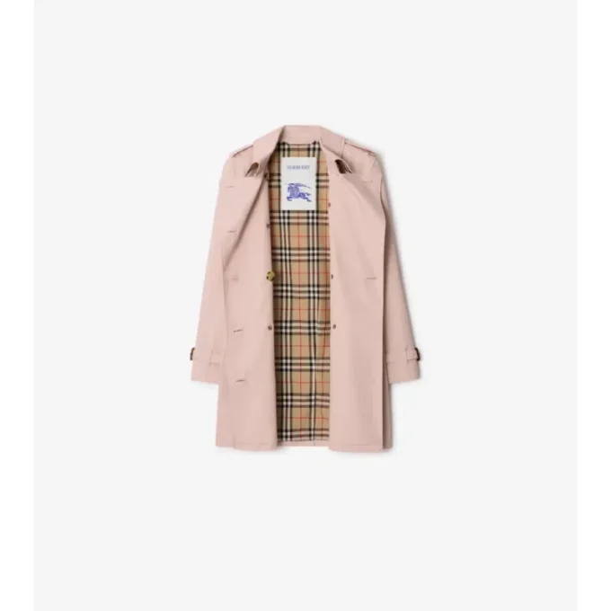Tropical Gabardine Kensington corta de Gabardine Trench Coat
