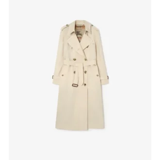 Tropical Gabardine Waterloo larga de gabardina Trench Coat
