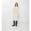 Tropical Gabardine Waterloo larga de gabardina Trench Coat