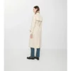 Tropical Gabardine Waterloo larga de gabardina Trench Coat
