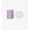 Vela de rosa y flor de violeta