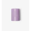 Vela de rosa y flor de violeta