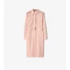 Vestido camisero de popelín de algodón