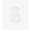 Vestido camisero de popelín de algodón