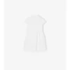 Vestido camisero de popelín de algodón