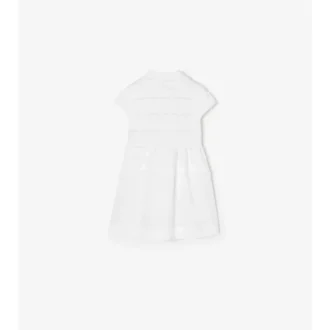 Vestido camisero de popelín de algodón