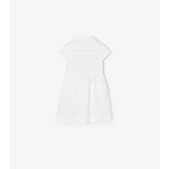 Vestido camisero de popelín de algodón
