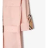 Vestido camisero de popelín de algodón