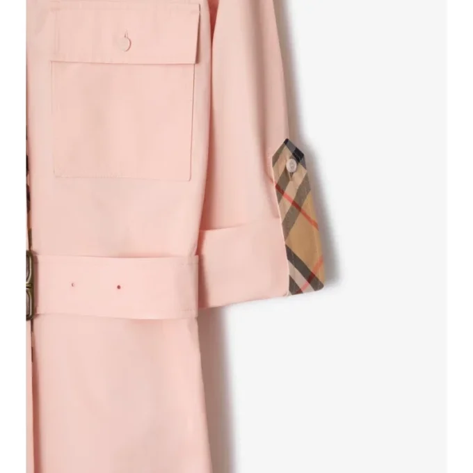 Vestido camisero de popelín de algodón