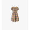 Vestido de algodón a cuadros