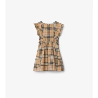 Vestido de algodón a cuadros