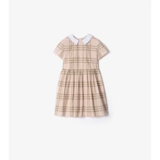 Vestido de algodón a cuadros