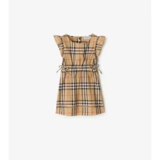 Vestido de algodón a cuadros