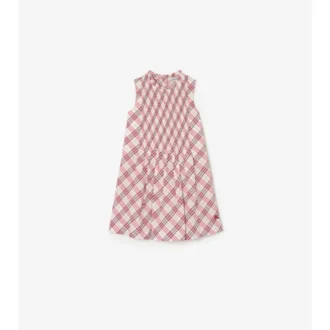 Vestido de algodón a cuadros