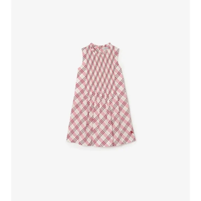 Vestido de algodón a cuadros