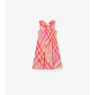 Vestido de algodón a cuadros