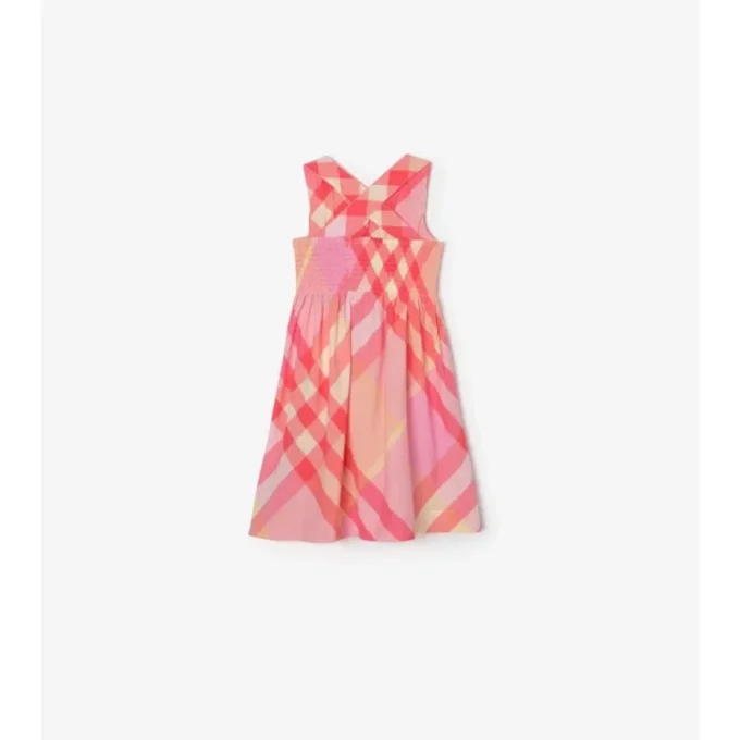 Vestido de algodón a cuadros