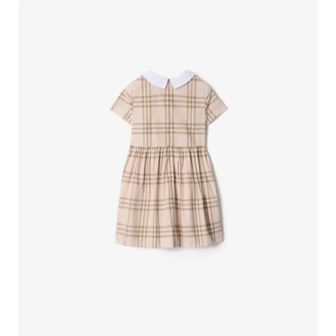 Vestido de algodón a cuadros