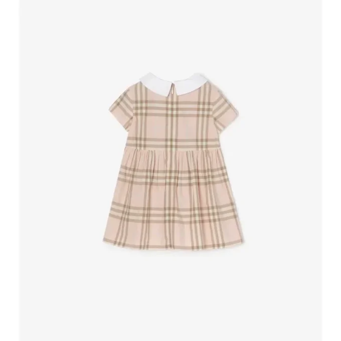 Vestido de algodón a cuadros