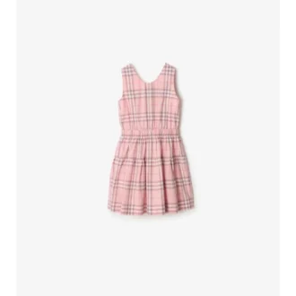 Vestido de algodón a cuadros