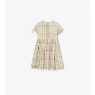 Vestido de algodón a cuadros