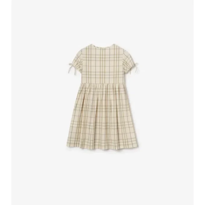 Vestido de algodón a cuadros