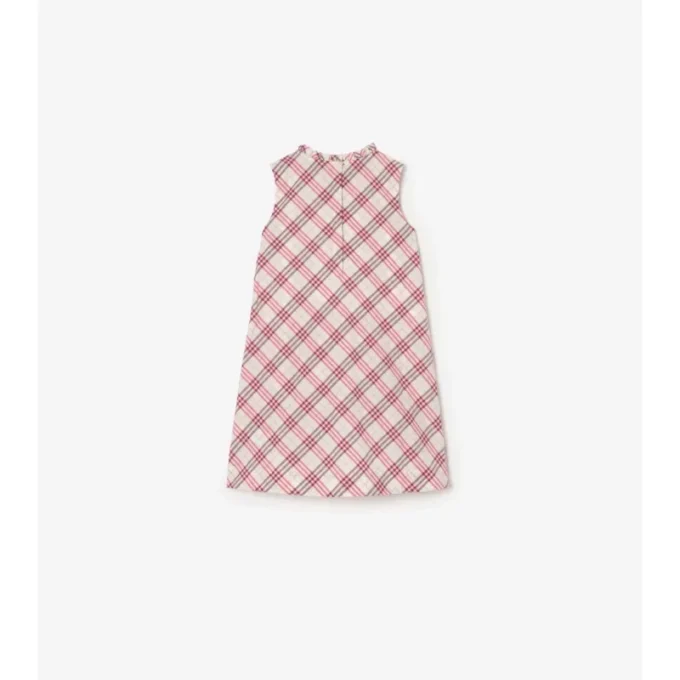 Vestido de algodón a cuadros