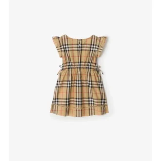Vestido de algodón a cuadros