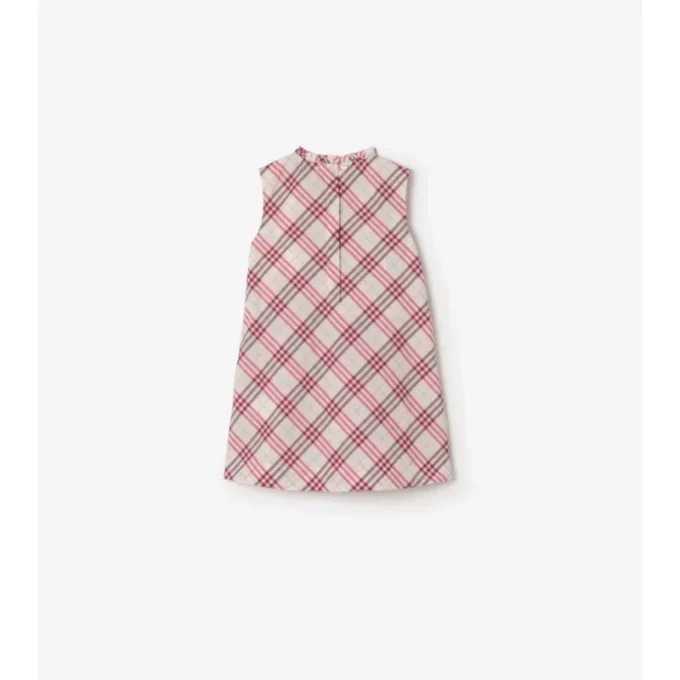 Vestido de algodón a cuadros