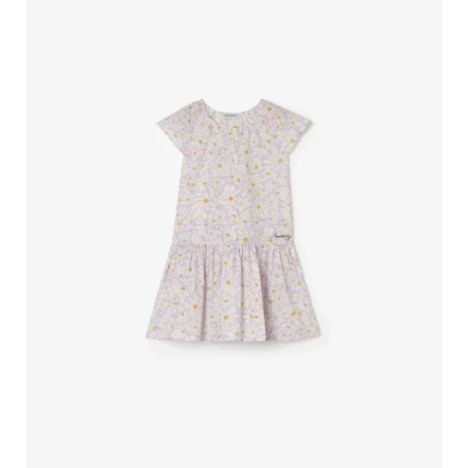 Vestido de algodón con margaritas
