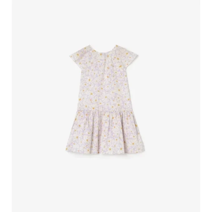 Vestido de algodón con margaritas
