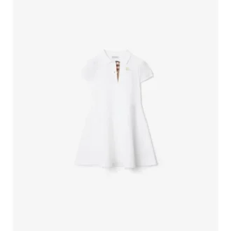Vestido de camisa de algodón