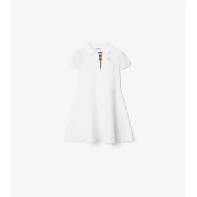 Vestido de camisa de algodón