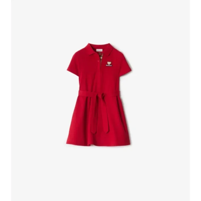 Vestido de camisa de algodón