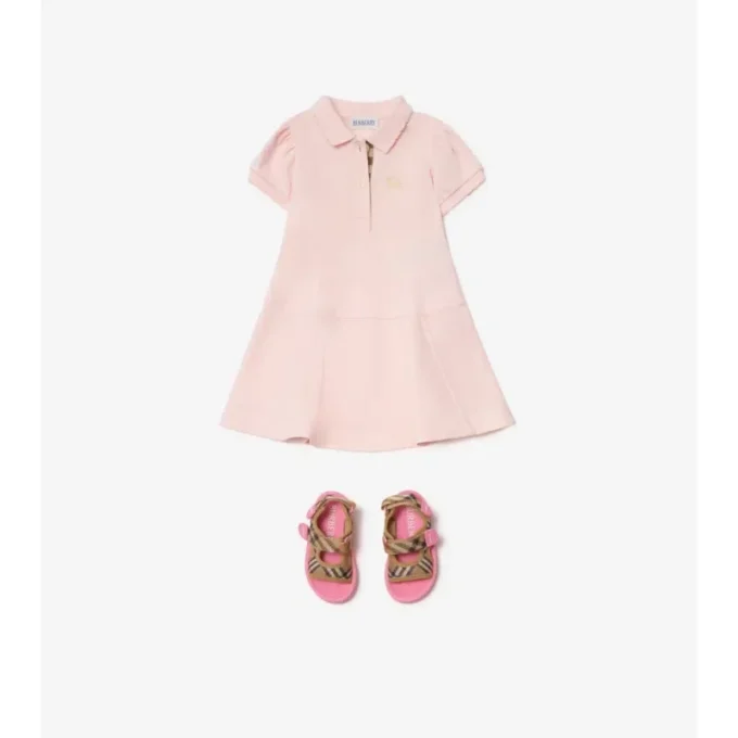 Vestido de camisa de algodón