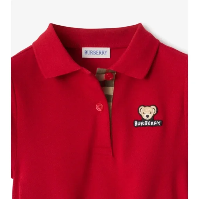 Vestido de camisa de algodón