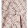 Vestido de camisa de algodón a cuadros