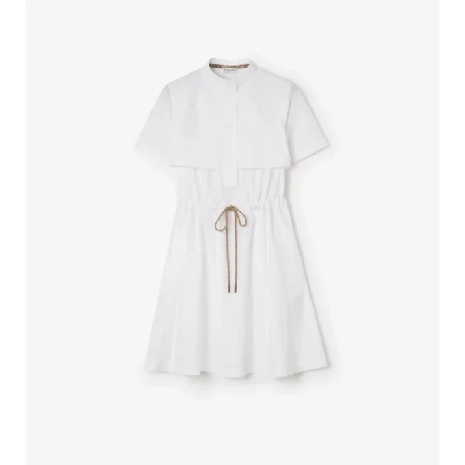 Vestido de popelín de algodón