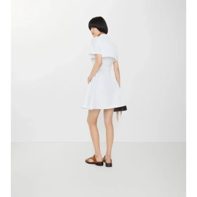 Vestido de popelín de algodón