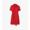 Vestido tipo gabardina de lana