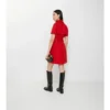 Vestido tipo gabardina de lana