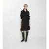 Vestido tipo gabardina de lana