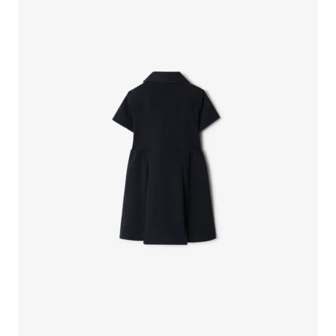 Vestido trench de algodón