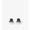 Zapatillas con estampado de cuadros y piel