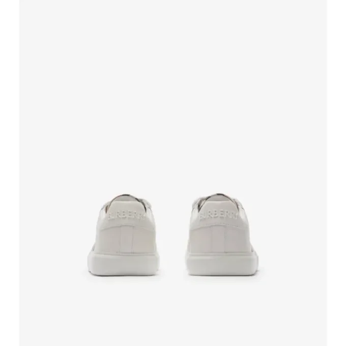 Zapatillas de algodón y piel con estampado de cuadros