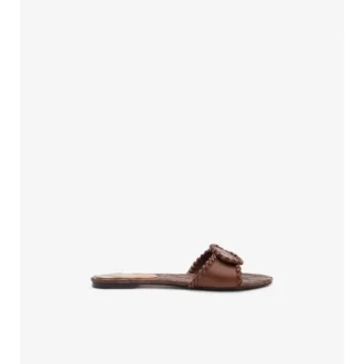Zapatillas de cuero con sello Knight