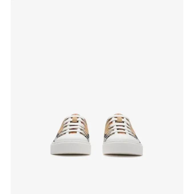 Zapatillas de lona de algodón con estampado de cuadros