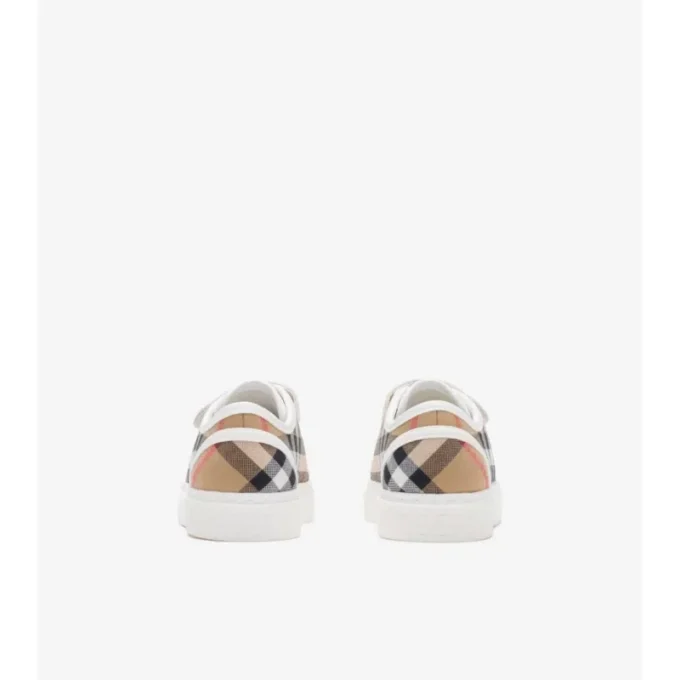 Zapatillas de lona de algodón con estampado de cuadros