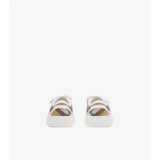 Zapatillas de lona de algodón con estampado de cuadros